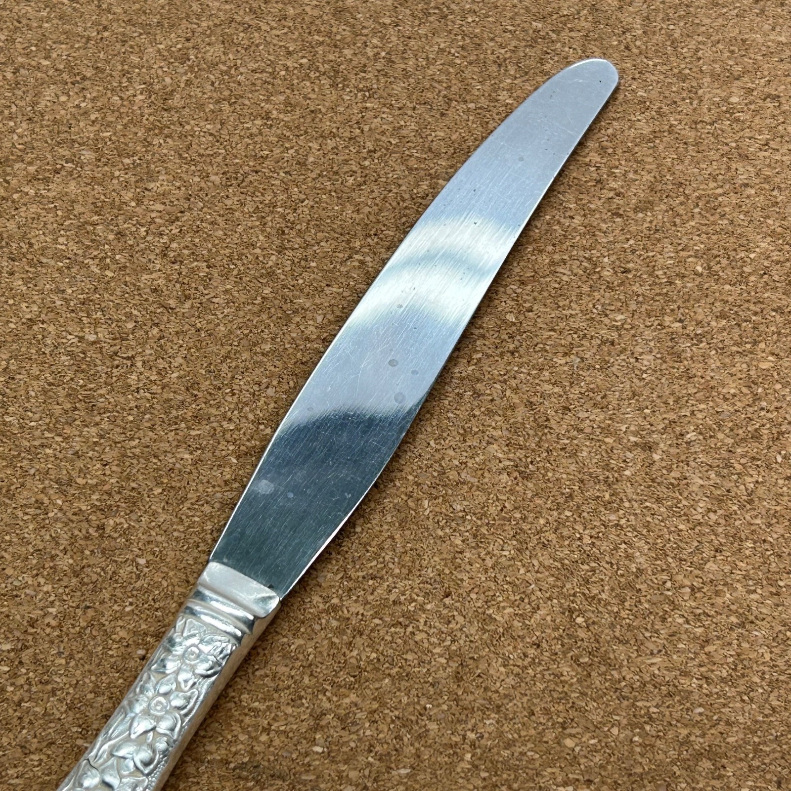National Silver Co. Narcissus 1935 Silverplate 9.5" Long Dinner Knife