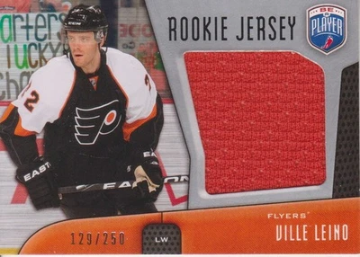 2009-10 Be A Player Rookie Jerseys Ville Leino #129/250 - Philadelphia Flyers - Bild 1 von 2