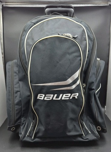 BAUER S14 Premium Wheeled Hockey Backpack Bag Black Equipment Gear Travel/ EUC🔥