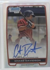Chase Davidson Bowman Chrome 2012 Refractor /500 Auto