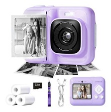 Instant Print Camera for Kids, Christmas Birthday Gifts for Girls Boys Age 3-12,