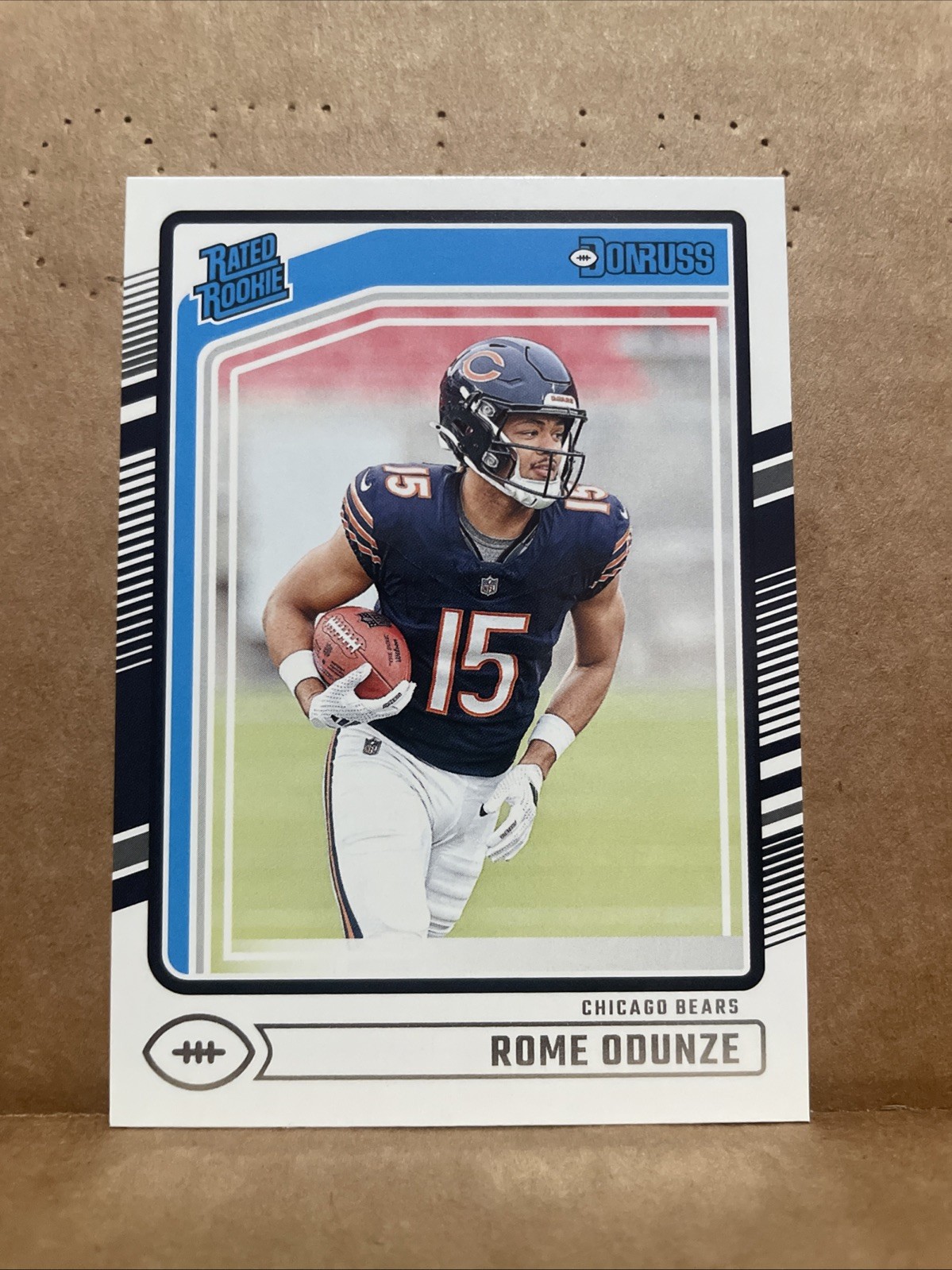2024 ROME ODUNZE DONRUSS NFL #309 RATED ROOKIE RC CARD CHICAGO BEARS HUSKIES