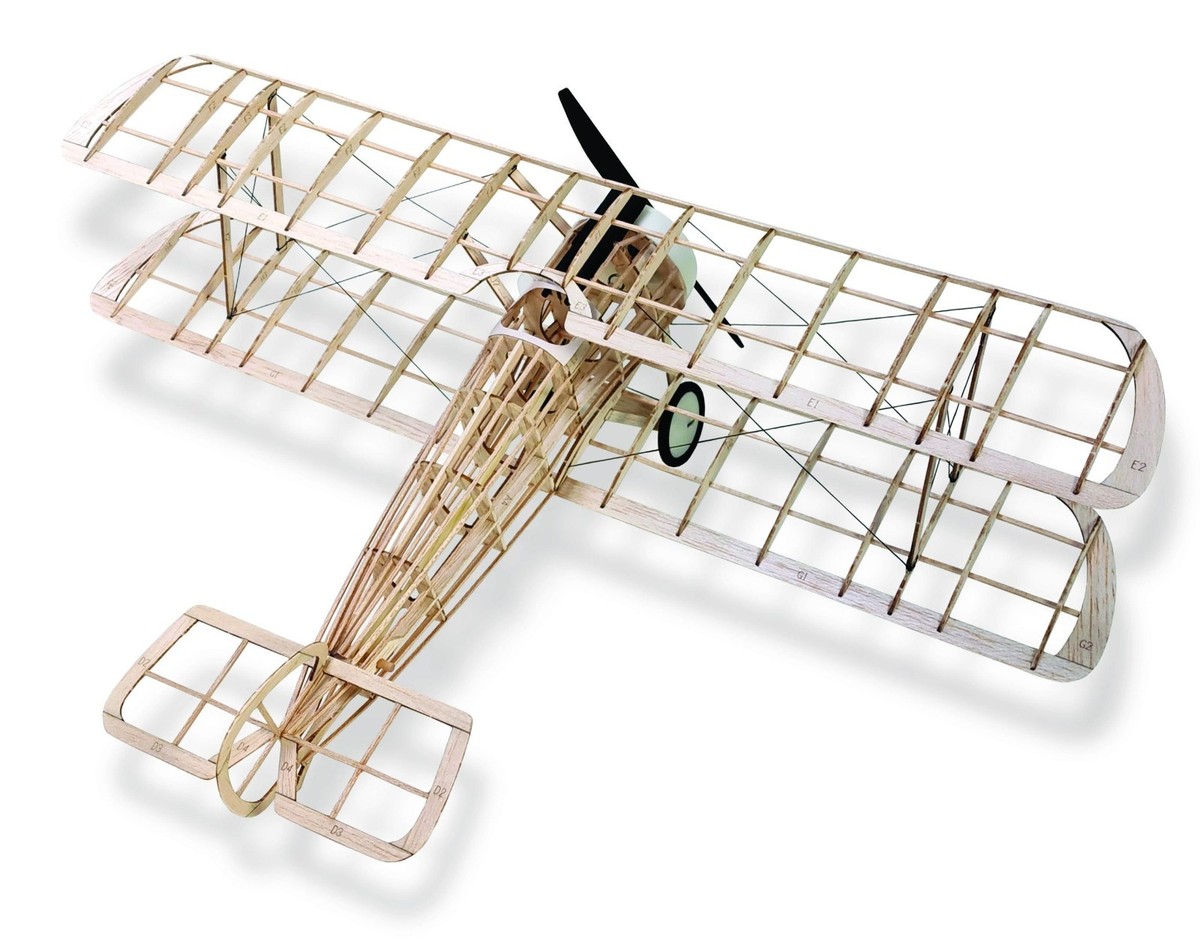 Guillow Sopwith Camel WWI Laser-Cut Balsa Wood Model Airplane Kit