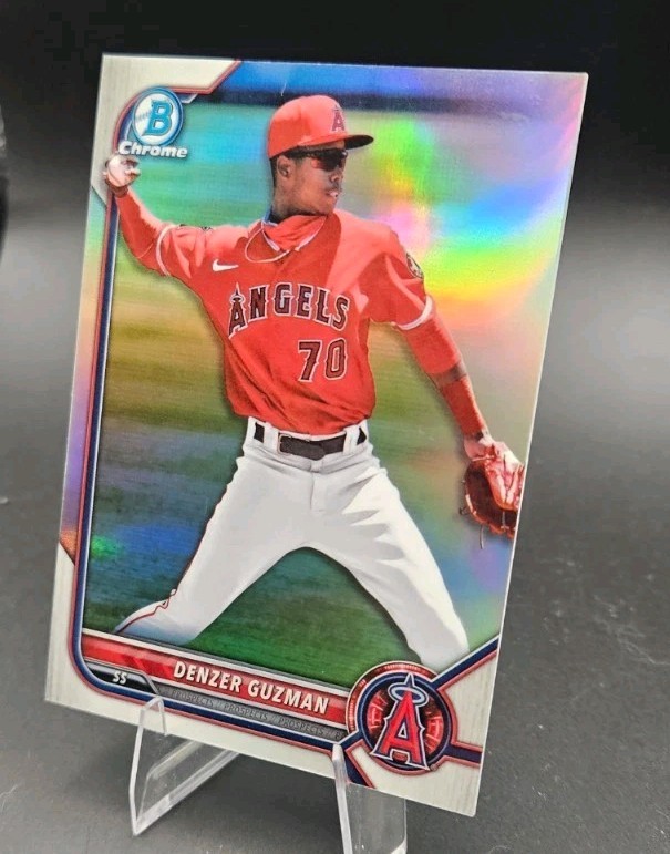 2022 Bowman Chrome Prospects Denzer Guzman #BCP-138 REFRACTOR /499 ANGELS
