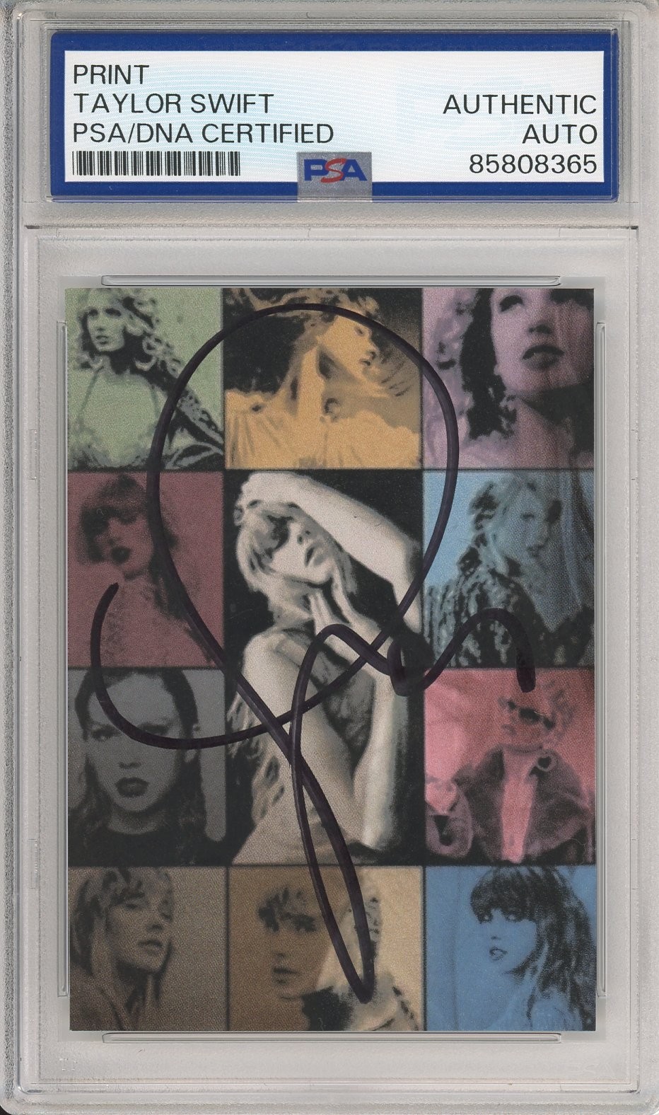 Taylor Swift SIGNED The Eras Tour AUTOGRAPH Picture Photo Card PSA DNA COA Auto
