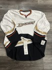 Men’s Anaheim Ducks Road White Jersey Authentic W/Fight Strap Made In Canada 56 — photo 1