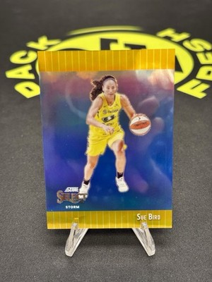 2025 Panini Select WNBA Sue Bird Score Select Throwback Gold Prizm 10/10 #4