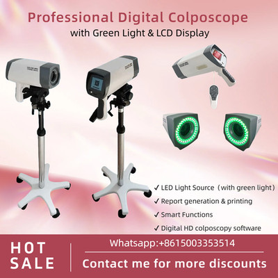 Professional Digital Colposcope w/ Green LED & LCD Screen for Gynecological Exam