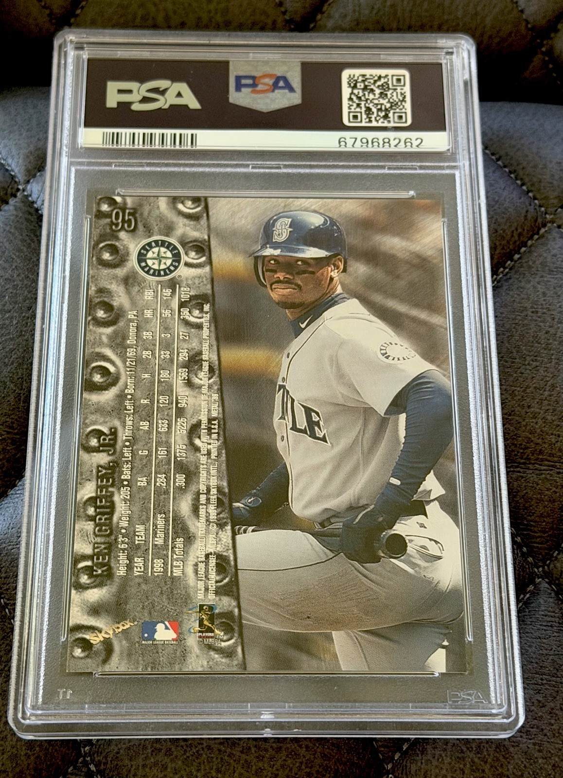 1999 Skybox Metal Universe - Ken Griffey Jr #95 PSA 9 view 2