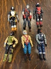 Vintage Hasbro GI Joe Action Figure Lot (6) No Accessories No Broken Crotches