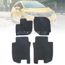 Fits 2015 2016 2017 2018 2019 2020 Honda Fit Floor Mats Carpet Velour Black 4pcs Fits 2015 2016 2017 2018 2019 2020 Honda Fit Floor Mats Carpet Velour Black 4pcs