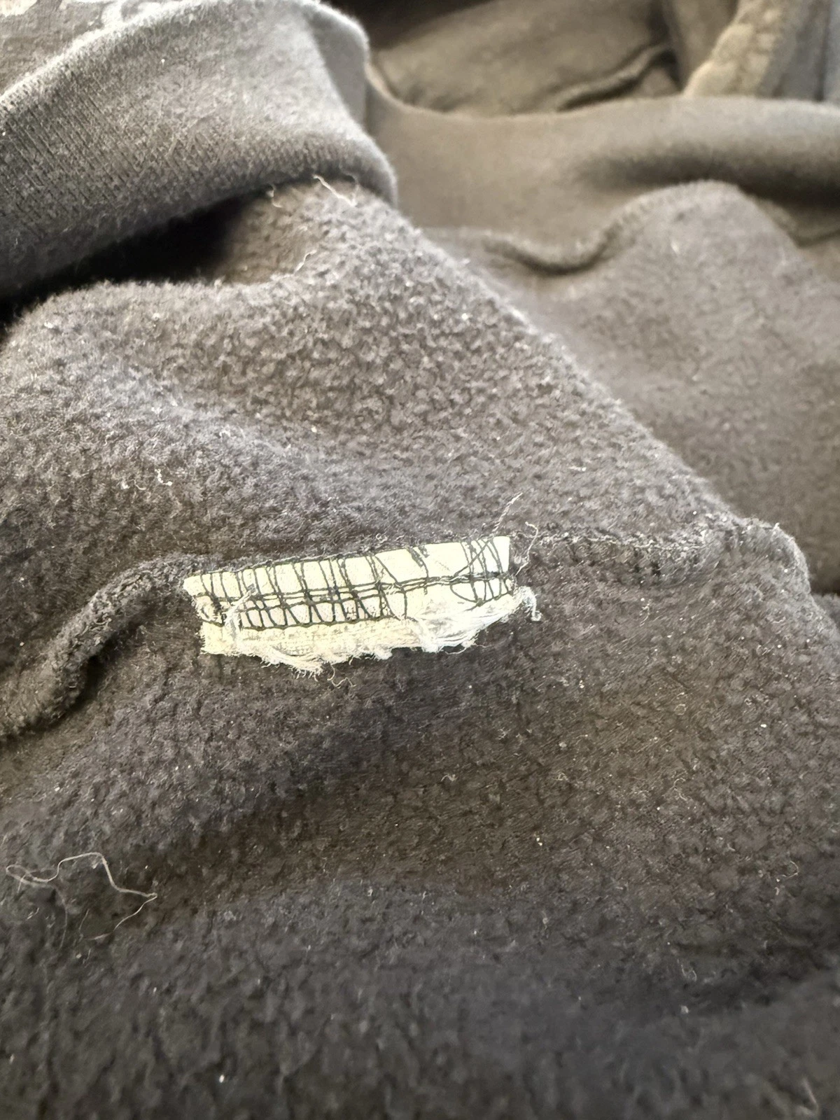 Felpa con cappuccio Chrome Hearts logo verticale FU nera