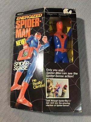 Vintage 1978 Remco Toys Energized The Amazing Spider-Man Figure In Original Box