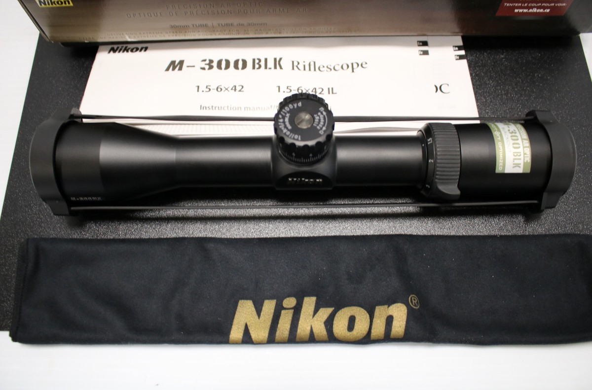 Nikon M-300 BLK 1.5-6x42mm Riflescope Supersub Reticle for sale