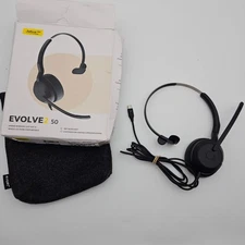 Jabra Evolve2 50 - USB-C, UC Mono, HSC175 SINGLE EAR HEADSET HEADPHONE CALLS