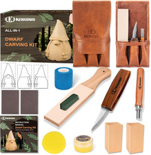 Wood Carving Kit, All-In-1 Wood Carving Tools with Vedio Tutorials & Template, W