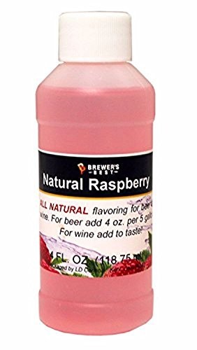 Natural Raspberry Flavoring 4 oz Concentrated for Beer Wine Baking ...