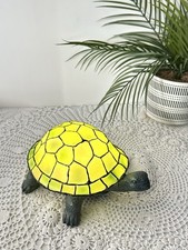 Tortoise Table Lamp Tiffany Style Plastic Mosaic Resin Base (Not Glass)