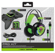 bionik Pro Kit for Xbox Series X/S Headset Charging Dock Battery Cable Bundle