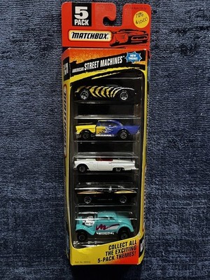 1996 MATCHBOX 5 Gift Pack - American Street Machines 5 Exclusive Diecast Models