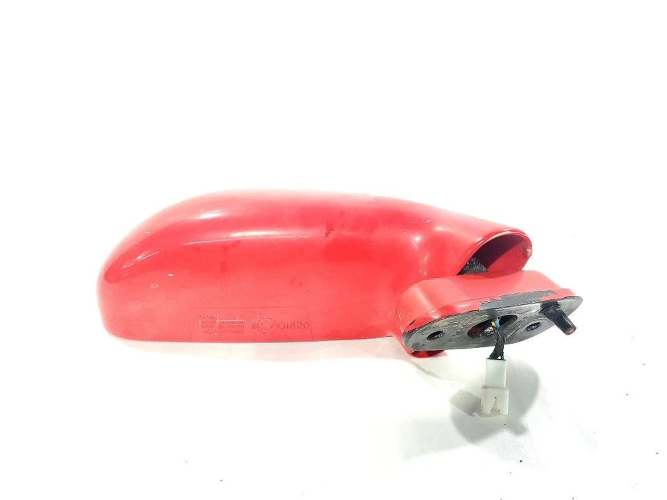 Espejo retrovisor lateral derecho rojo OEM base Mitsubishi 3000GT 1991 1999 SOHC desvanecido eléctrico Foto 4 de 4