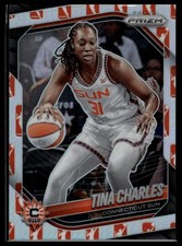 2025 Panini Prizm WNBA Tina Charles WNBA Logo Prizms #3 Connecticut Sun