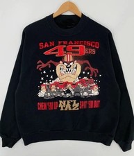 San Francisco 49ers NFL Football Black Crewneck Sweatshirt Men Women KH9421