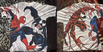 1993 Marvel SpiderMan Venom Carnage Comic Images T-shirt 3D Reprint