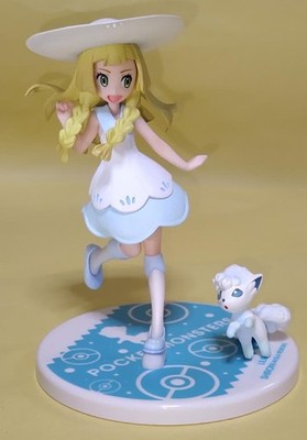 Pokemon Lillie & Alolan Vulpix (Snowy) G.E.M. Series Figure