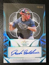 2024 Leaf Trinity Drake Baldwin Clear Auto #10/49