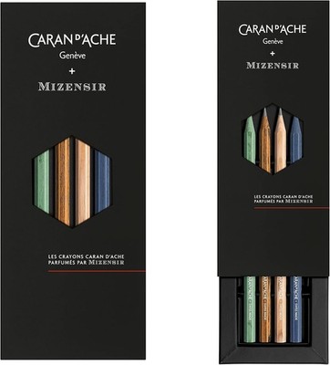 Caran Dache Les Crayons de la Maison Caran d Ache, No 6 edition Scented Pencils,