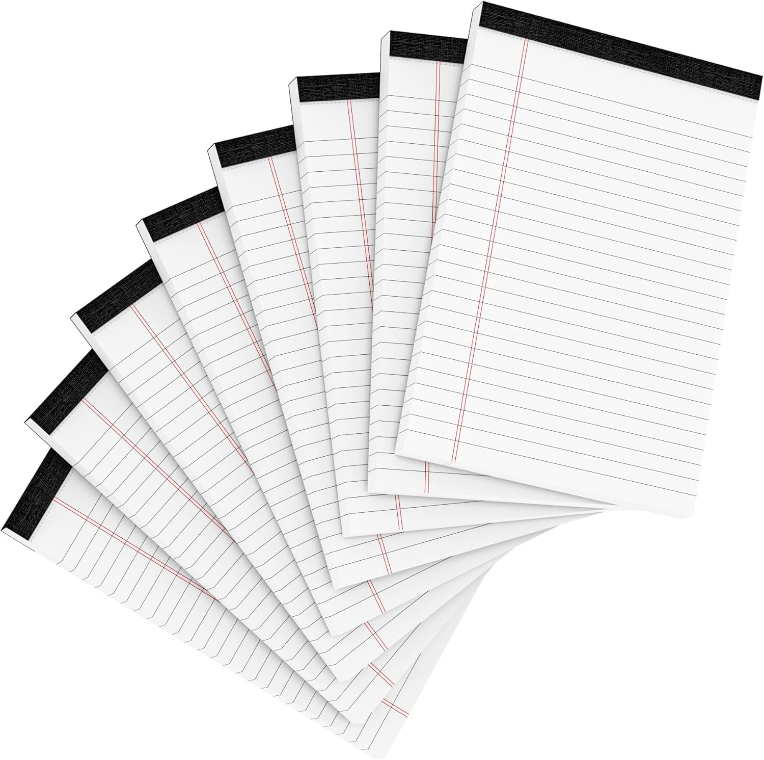 8 Pack Office Legal Pads 5X8" Lined Writing Note Pads 5X8 for Home Office Suppli