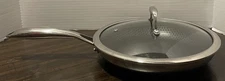 HEXCLAD 10" Frying Pan Hybrid Stainless Steel Non-Stick Fry Pan with Lid (H4)