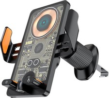 66W Fast Wireless Car Charger Automatic Clamping Mount Air Vent Phone Holder US