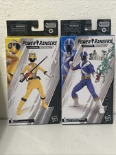 2 Power Rangers Lightning Collection Lightspeed Rescue Blue   RPM Yellow Ranger