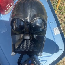 Star Wars Darth Vader Full Face Mask Black Plastic Adjustable One Size