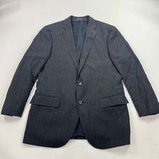 J Crew Charcoal Gray Wool Linen Blazer Sport Coat Jacket Size 40R NICE