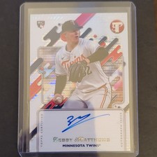 Topps 2025 Finest Autographs Rookie Zebby Matthews Minnesota Twins #FA-ZM