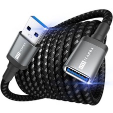 ITD ITANDA 10FT USB Extension Cable USB 3.0 Extension Cord Type A Male to Female