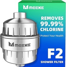 Shower Filter F2 Hard Water Solution 2.5GPM High-Flow, 99.99 