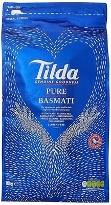 10kg Tilda Basmati-Reis , Gluten Free Rice, Longkorn Basmati Reis Pure Basmati