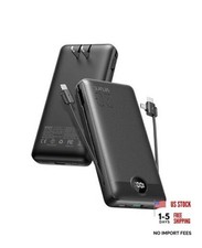 Portable Charger 20000mAh, Fast Charging Power Bank USB C,4 Output 2 Black