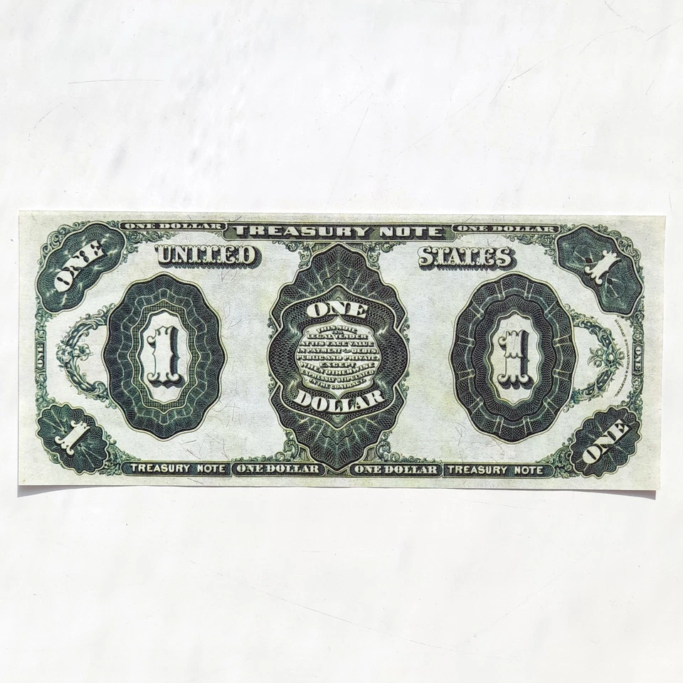 1 Dollar 1891 Treasure Note Reproduction US Banknote Fr US# 351 - Image 4 of 4