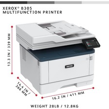 Xerox B305/DNI Multifunction Printer Black  White Laser, Wireless, All in One