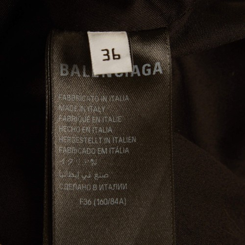 Abito corto aderente Balenciaga grigio denim S - Foto 6 di 6