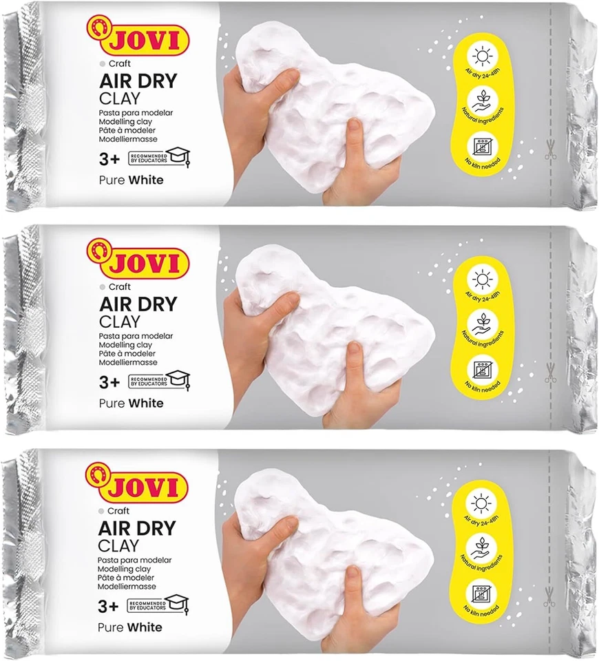 Air Dry Modelliermasse, Gebrauchsfertig, Lufttrocknend, Auf Basis Von Feuchtton, - Bild 3 von 4