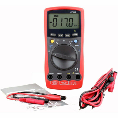 UNI-T UT60B Auto Range AC DC 10A Modern Digital Multimeter Volts Amp Resistance