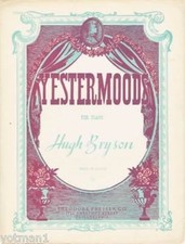 Yestermoon piano solo by Hugh Bryson, 1948