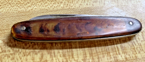 Vintage Whale Brand Germany Richartz Equal End 2 blade Knife 3-3/8" Closed