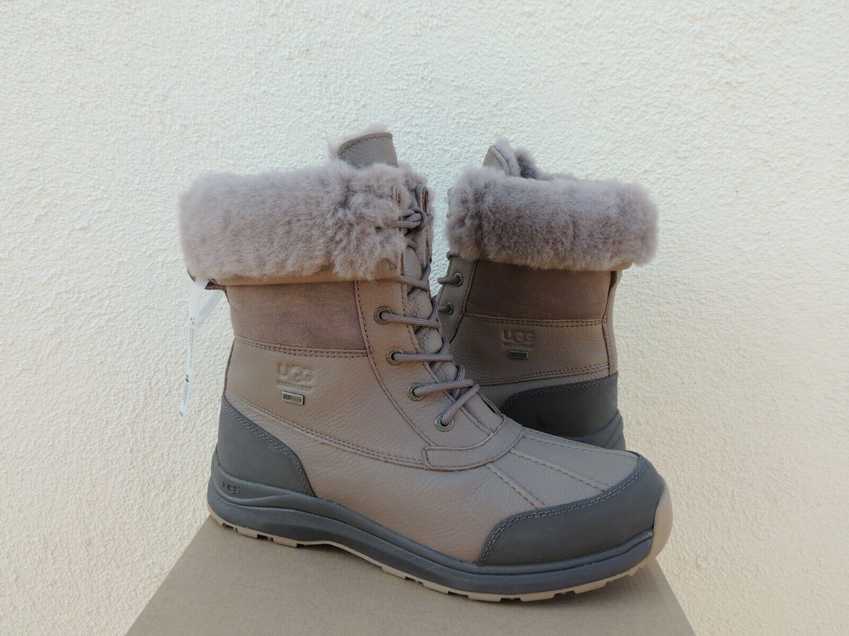 UGG STORMY GREY ADIRONDACK III WATERPROOF WINTER BOOTS, WOMEN US 5/ EUR 36  ~NEW